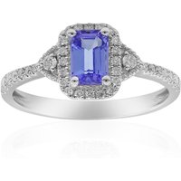 AAA-Tansanit-Goldring AAA-Tansanit-Goldring