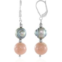 Edelstein-Silberohrringe Edelstein-Silberohrringe