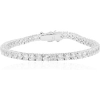 Weißer Topas-Silberarmband Weißer Topas-Silberarmband