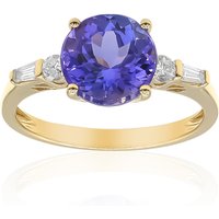 AAA-Tansanit-Goldring (CIRARI) AAA-Tansanit-Goldring (CIRARI)