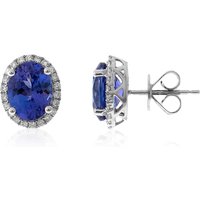 AAA-Tansanit-Goldohrringe (CIRARI) AAA-Tansanit-Goldohrringe (CIRARI)