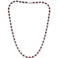 Granat-Silbercollier Granat-Silbercollier