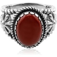 Roter Jaspis-Silberring (Desert Chic) Roter Jaspis-Silberring (Desert Chic)