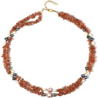 Edelstein-Silberhalskette (Riya) Edelstein-Silberhalskette (Riya)