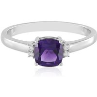Sambia-Amethyst-Silberring Sambia-Amethyst-Silberring