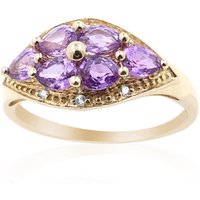 Purpurfarbener Ceylon-Saphir-Goldring Purpurfarbener Ceylon-Saphir-Goldring