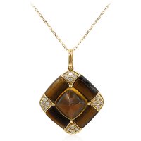 Citrin-Goldhalskette Citrin-Goldhalskette