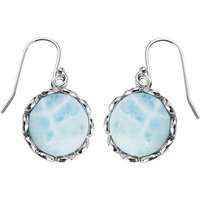 Larimar-Silberohrringe Larimar-Silberohrringe