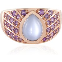 Weißer Mondstein-Silberring (KM by Juwelo) Weißer Mondstein-Silberring (KM by Juwelo)