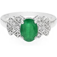 Bahia-Smaragd-Silberring Bahia-Smaragd-Silberring