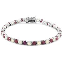 Edelstein-Silberarmband Edelstein-Silberarmband