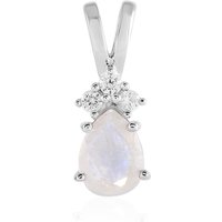 Regenbogen-Mondstein-Silberanhänger Regenbogen-Mondstein-Silberanhänger