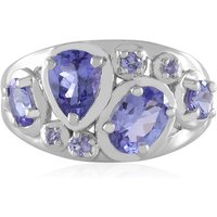 Tansanit-Silberring Tansanit-Silberring