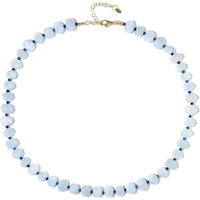 Brasilianischer Aquamarin-Silberhalskette Brasilianischer Aquamarin-Silberhalskette