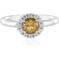 Citrin-Silberring Citrin-Silberring