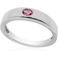 Brasilianischer Pinkfarbener Turmalin-Silberring Brasilianischer Pinkfarbener Turmalin-Silberring