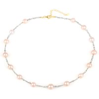 Edelstein-Silberhalskette Edelstein-Silberhalskette