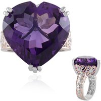 Sambia-Amethyst-Silberring (Gems en Vogue) Sambia-Amethyst-Silberring (Gems en Vogue)