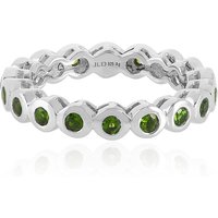 Russischer Diopsid-Silberring Russischer Diopsid-Silberring