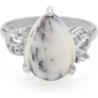 Dendriten-Achat-Silberring Dendriten-Achat-Silberring