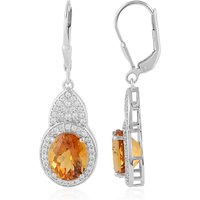 Madeira-Citrin-Silberohrringe Madeira-Citrin-Silberohrringe