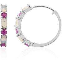 Welo-Opal-Silberohrringe Welo-Opal-Silberohrringe
