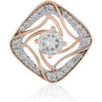 Weißer Topas-Silberanhänger Weißer Topas-Silberanhänger