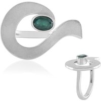 Grandidierit-Silberring (MONOSONO COLLECTION) Grandidierit-Silberring (MONOSONO COLLECTION)