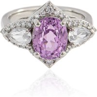 Brasilianischer Kunzit-Platinring Brasilianischer Kunzit-Platinring