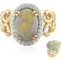 Lightning Ridge-Schwarzer Opal-Goldring (Mark Tremonti) Lightning Ridge-Schwarzer Opal-Goldring (Mark Tremonti)