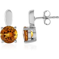 Madeira-Citrin-Silberohrringe Madeira-Citrin-Silberohrringe