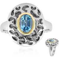 Schweizblauer Topas-Silberring (Remy Rotenier) Schweizblauer Topas-Silberring (Remy Rotenier)