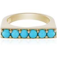 Sleeping Beauty-Türkis-Silberring Sleeping Beauty-Türkis-Silberring