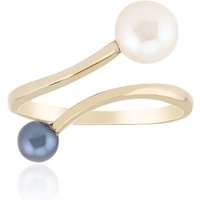 Süßwasserzuchtperlen-Silberring Süßwasserzuchtperlen-Silberring