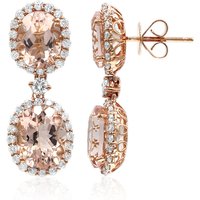 AAA-Morganit-Goldohrringe (CIRARI) AAA-Morganit-Goldohrringe (CIRARI)