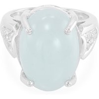 Aquamarin-Silberring Aquamarin-Silberring