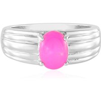 Äthiopischer Pinkfarbener Opal-Silberring Äthiopischer Pinkfarbener Opal-Silberring