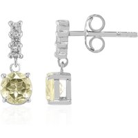 Limonen-Citrin-Silberohrringe Limonen-Citrin-Silberohrringe