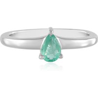 Russischer Smaragd-Silberring Russischer Smaragd-Silberring