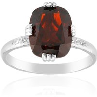 Mosambik-Granat-Silberring Mosambik-Granat-Silberring