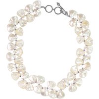 Perlmutt-Silberhalskette (Dallas Prince Designs) Perlmutt-Silberhalskette (Dallas Prince Designs)