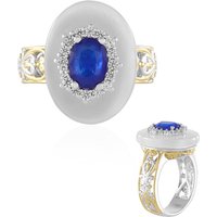 Edelstein-Silberring (Gems en Vogue) Edelstein-Silberring (Gems en Vogue)