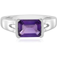 Sibirischer Amethyst-Silberring Sibirischer Amethyst-Silberring