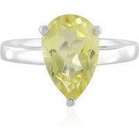 Limonen-Quarz-Silberring Limonen-Quarz-Silberring