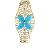 Sleeping Beauty-Türkis-Goldanhänger (Ornaments by de Melo) Sleeping Beauty-Türkis-Goldanhänger (Ornaments by de Melo)