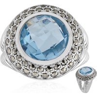 Himmelblauer Topas-Silberring (Annette classic) Himmelblauer Topas-Silberring (Annette classic)