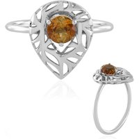 Brasilianischer Oranger Turmalin-Goldring (Ornaments by de Melo) Brasilianischer Oranger Turmalin-Goldring (Ornaments by de Melo)