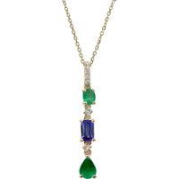 Edelstein-Goldhalskette (CIRARI) Edelstein-Goldhalskette (CIRARI)