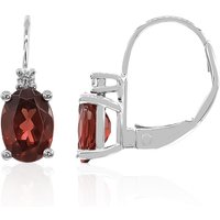 Malaya-Granat-Goldohrringe Malaya-Granat-Goldohrringe