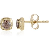 I2 Champagner-Brillant-Goldohrringe (de Melo) I2 Champagner-Brillant-Goldohrringe (de Melo)